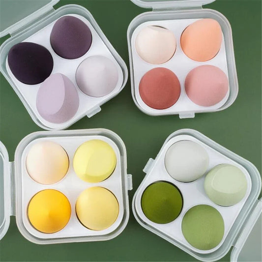 4pcs/set Makeup Egg Sponge Puff - SQN station By 22GM-style