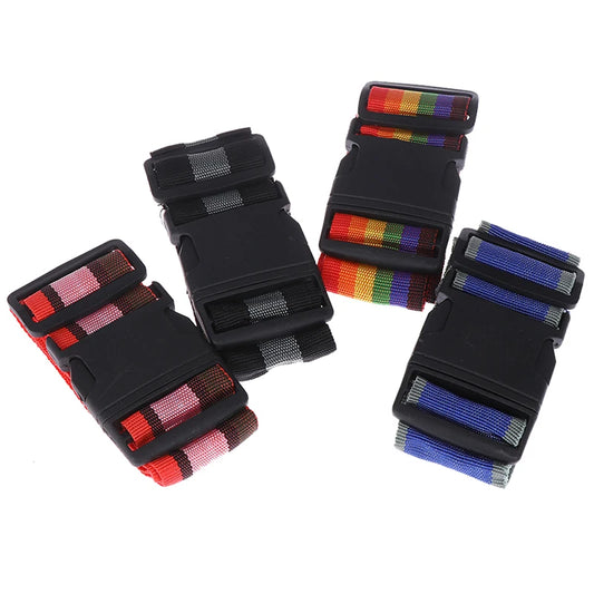 Adjustable Travel Luggage Strap with Password Lock - Secure Packing Belt for Baggage, Anti-theft Bundling Belt - SQN station By 22GM-style