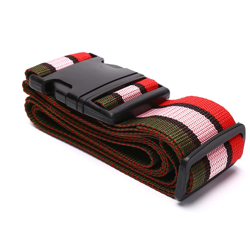 Adjustable Travel Luggage Strap with Password Lock - Secure Packing Belt for Baggage, Anti-theft Bundling Belt - SQN station By 22GM-style