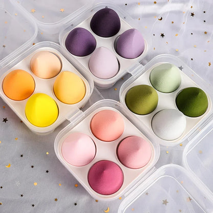 4pcs/set Makeup Egg Sponge Puff - SQN station By 22GM-style