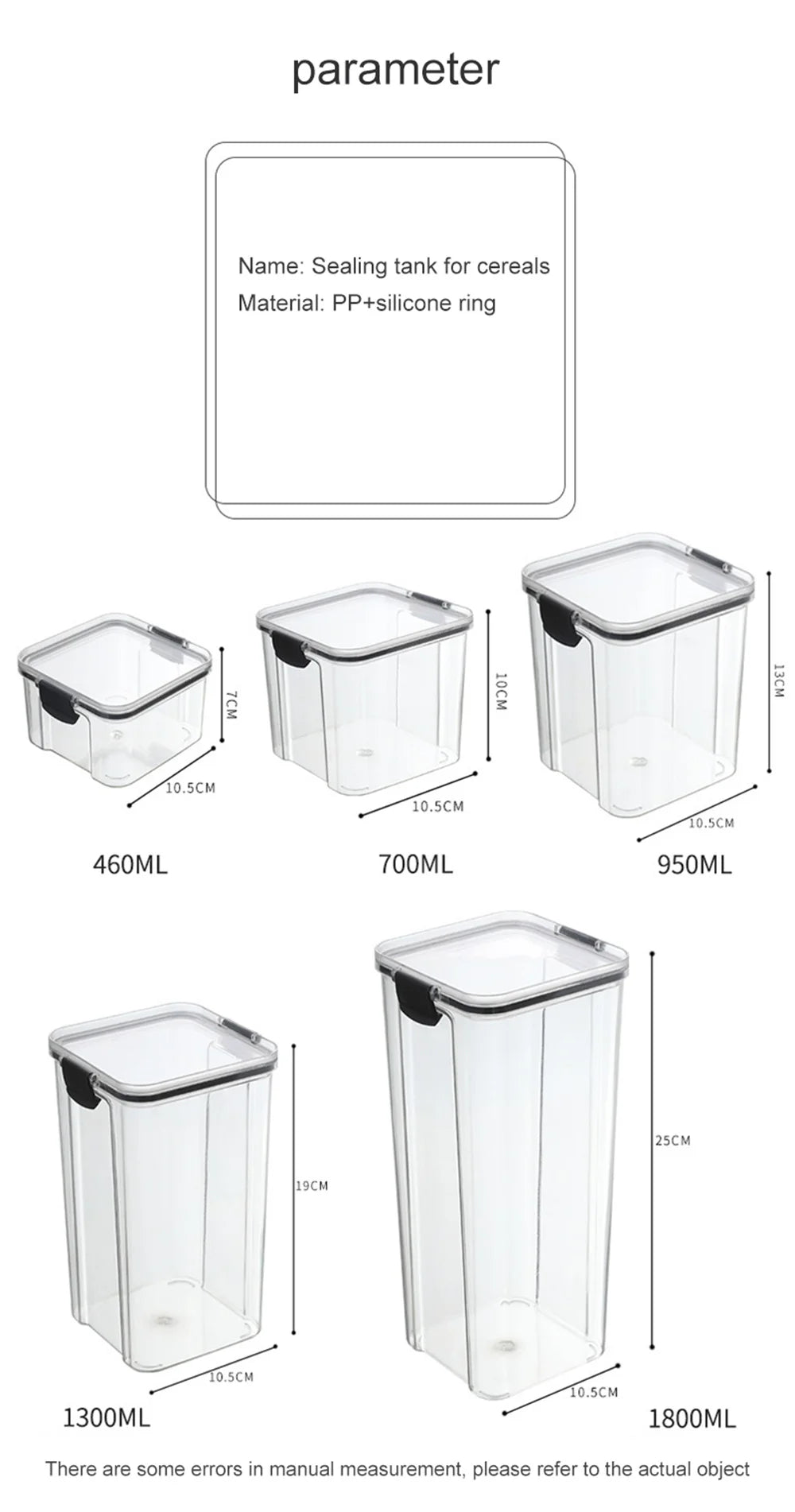 Anti-corrosion and Moisture-proof Storage Box Transparent - SQN station By 22GM-style