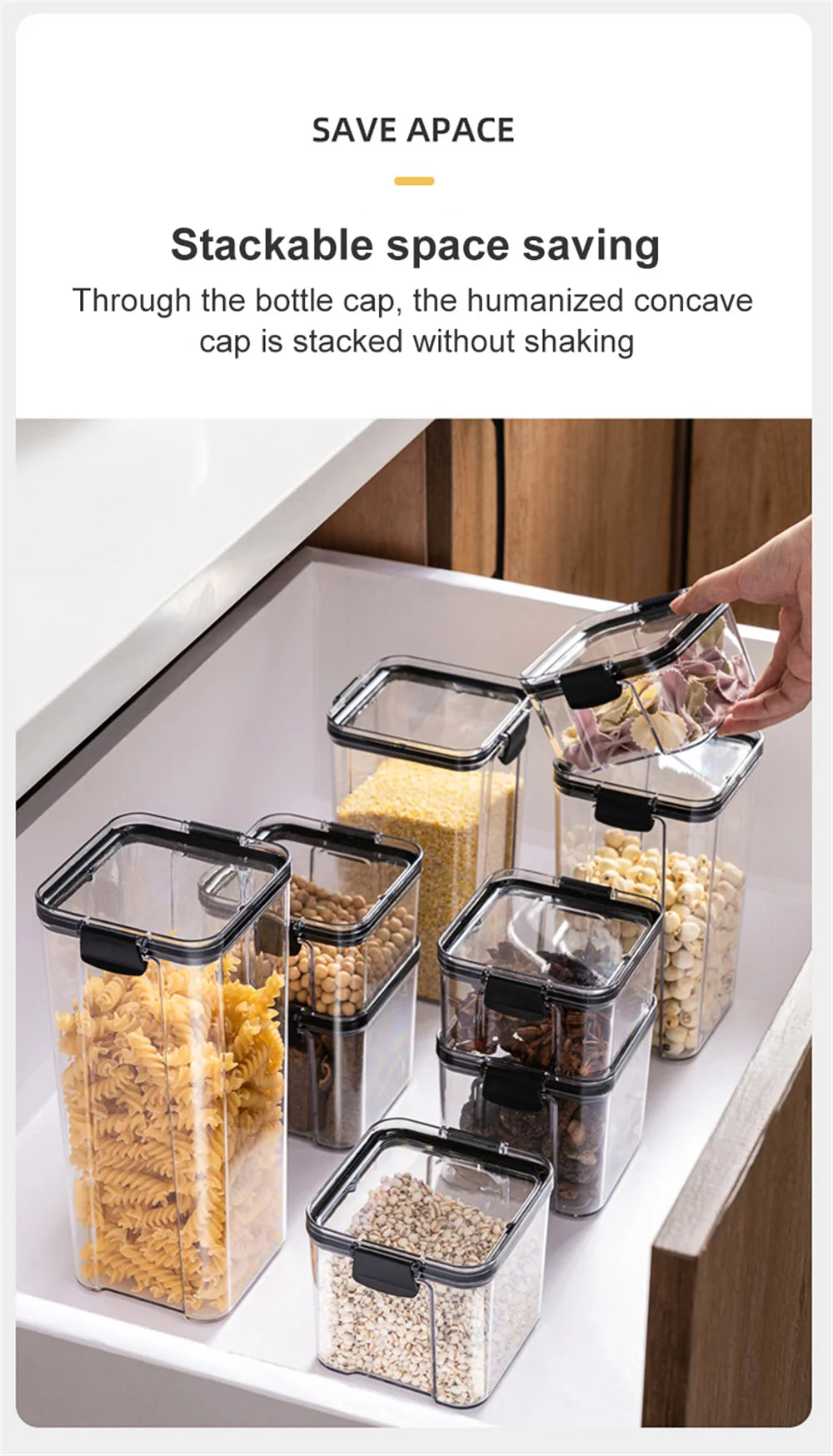 Anti-corrosion and Moisture-proof Storage Box Transparent - SQN station By 22GM-style