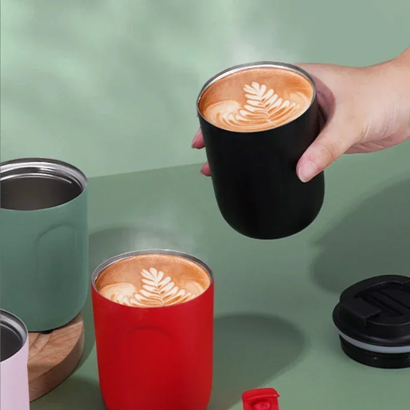 Mini Stainless Steel Thermos Coffee Mug – Leakproof Vacuum Insulated Travel Tumbler - SQN station By 22GM-style