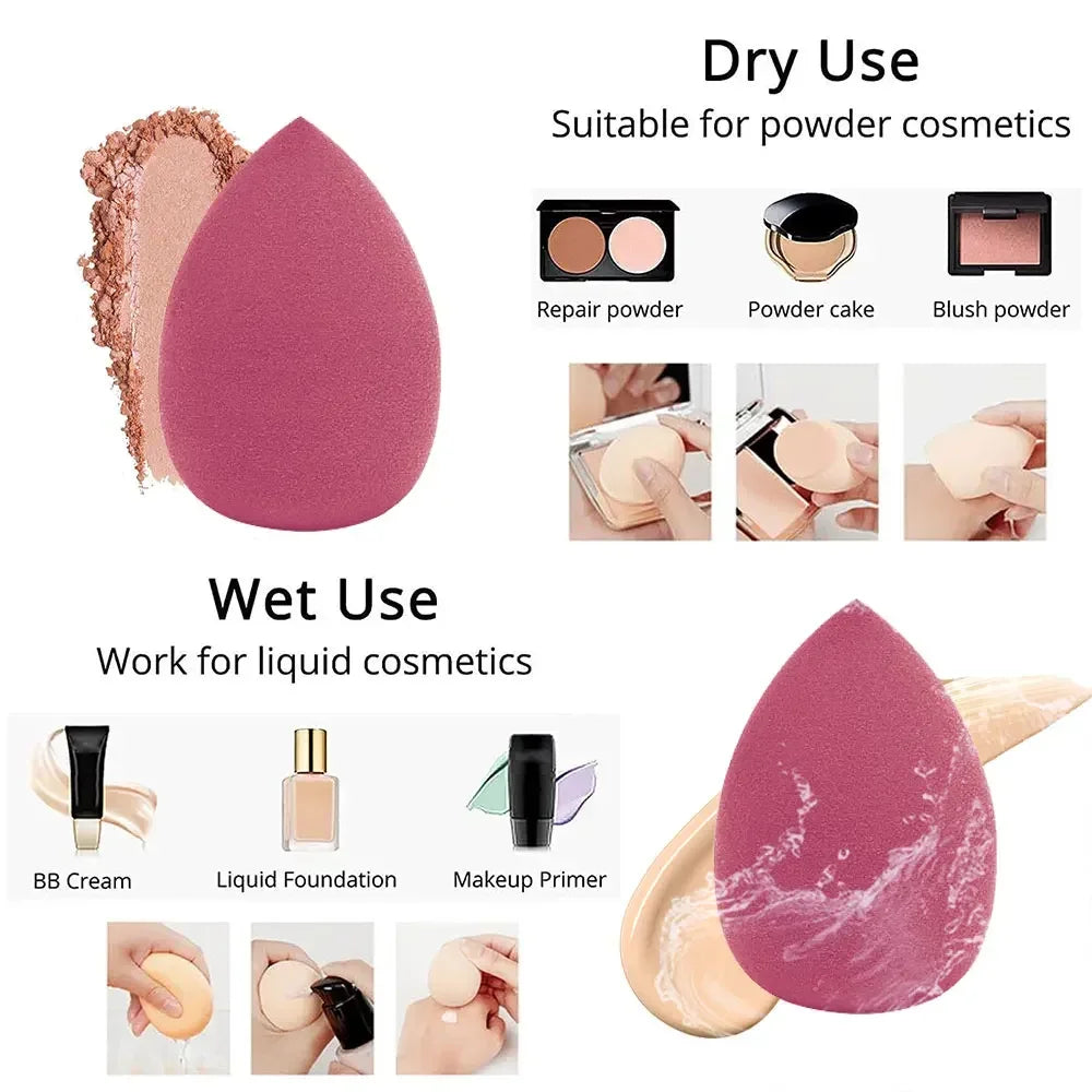 4pcs/set Makeup Egg Sponge Puff - SQN station By 22GM-style