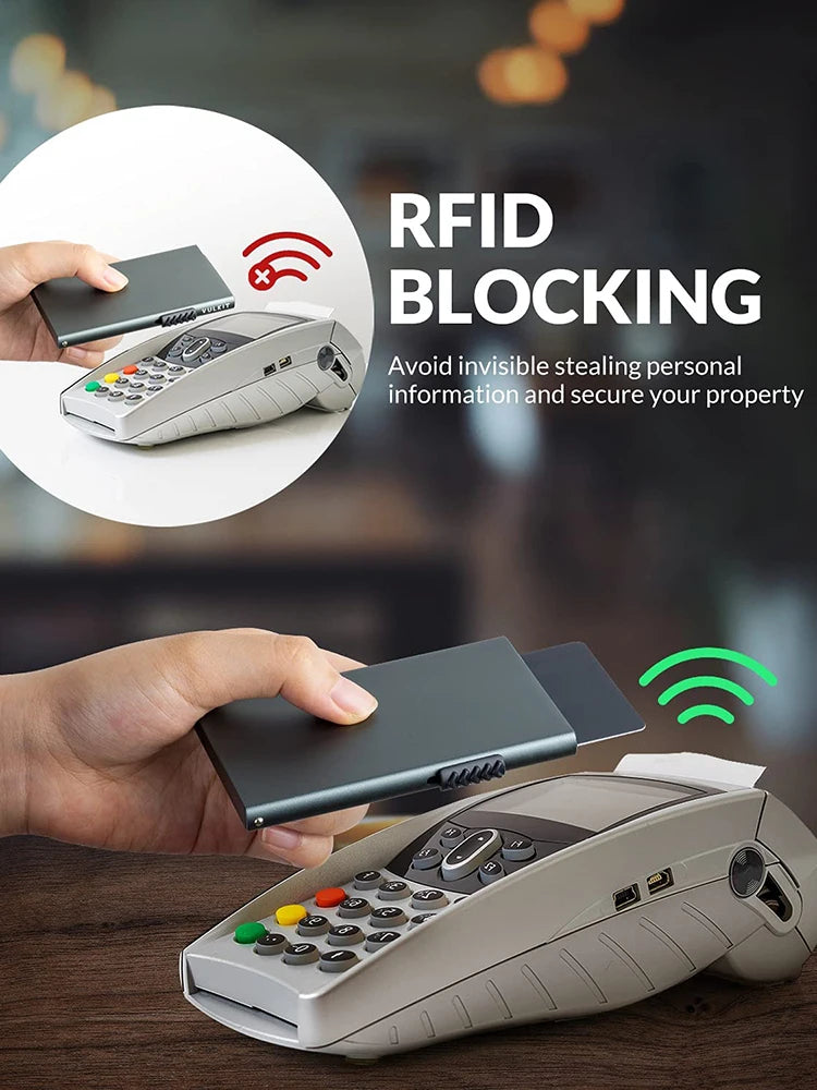 Minimalist RFID Blocking Card Protector Wallets - SQN station