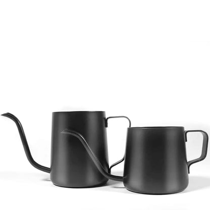 12oz Long Narrow Spout Coffee Pot – Stainless Steel Gooseneck Drip Kettle for Pour Over Brewing - SQN station By 22GM-style