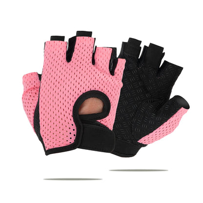 Women’s Fitness Gloves – Breathable Half-Finger Anti-Slip Gym Gloves for Cycling, Weight Training & Yoga - SQN station By 22GM-style