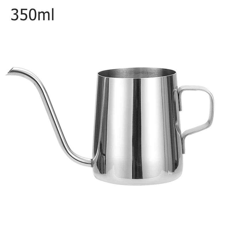 12oz Long Narrow Spout Coffee Pot – Stainless Steel Gooseneck Drip Kettle for Pour Over Brewing - SQN station By 22GM-style