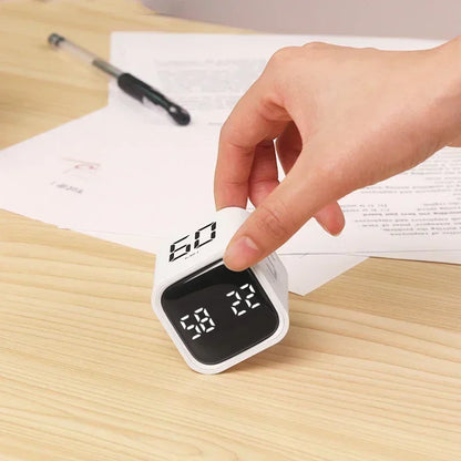 Productivity Cube Timer – Gravity Flip Digital Countdown Timer with LED Display - SQN station By 22GM-style