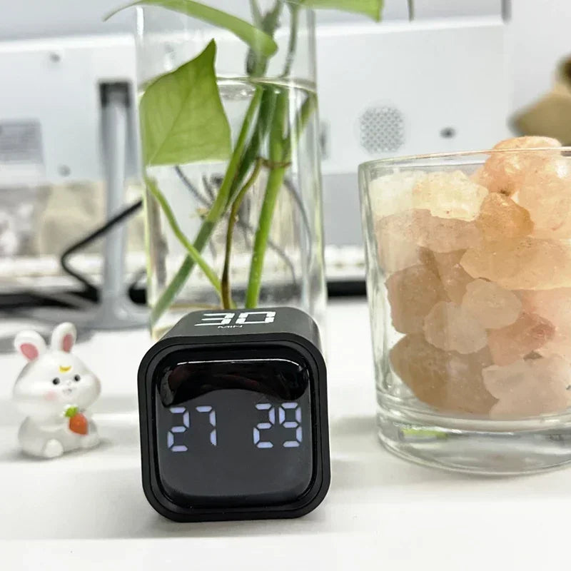 Productivity Cube Timer – Gravity Flip Digital Countdown Timer with LED Display - SQN station By 22GM-style