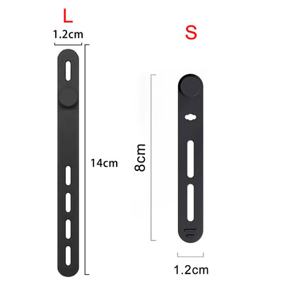 Reusable Silicone Cable Ties – Elastic Adjustable Cord Organizer Straps with Lock Buckle - SQN station By 22GM-style