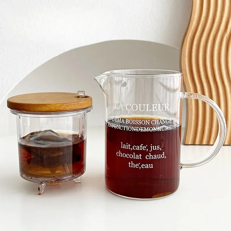 Glass Tea Separation Cup – Large Capacity Heat-Resistant Mug with Infuser for Flower Tea or Office Use