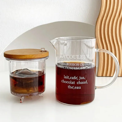 Glass Tea Separation Cup – Large Capacity Heat-Resistant Mug with Infuser for Flower Tea or Office Use