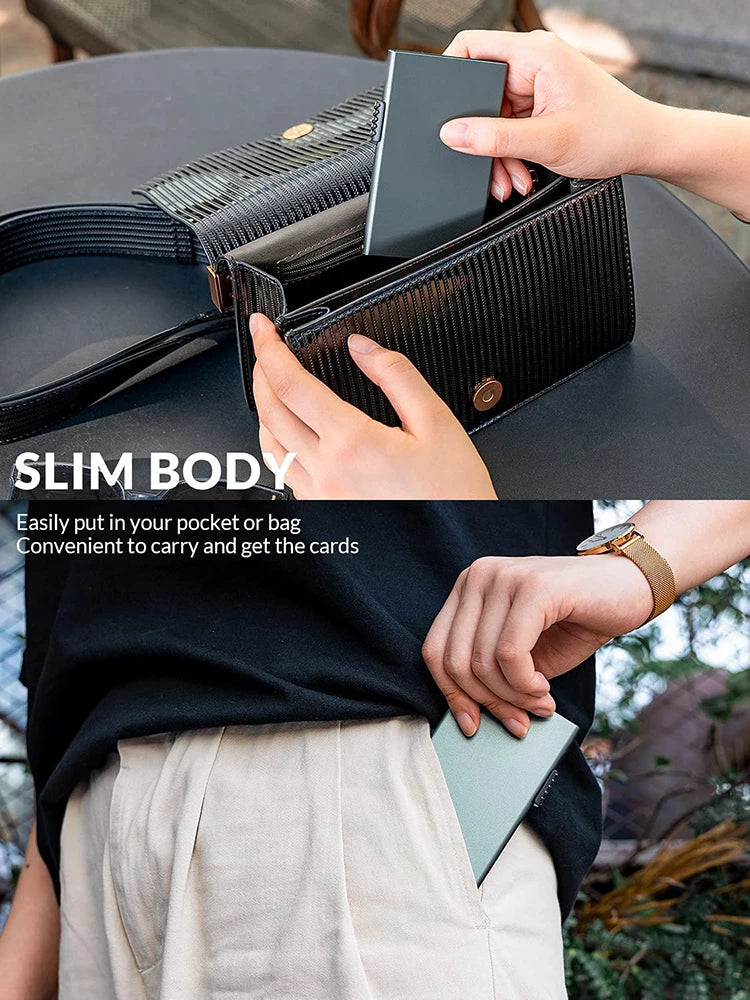 Minimalist RFID Blocking Card Protector Wallets - SQN station