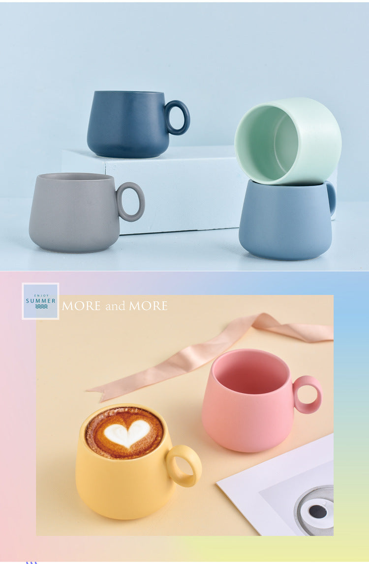 陶瓷粉色茶杯 - SQN station