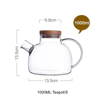 Large Capacity Drinkware Glass Teapot Set - SQN station
