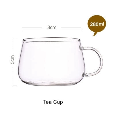 Large Capacity Drinkware Glass Teapot Set - SQN station